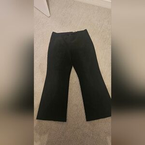 BCBGeneration Black ULTRA SUEDE flare Pants.  Gorgeous Like New!